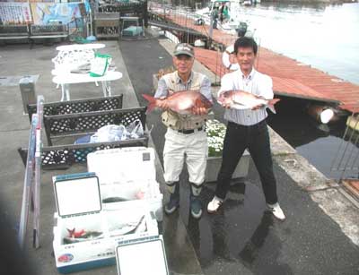 2011年5月15日（日）若狭湾で鯛の52.5cmを釣られました