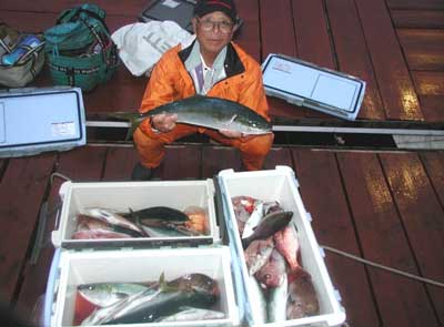 2011年6月12日（日）若狭湾でハマチの65cmを釣られました