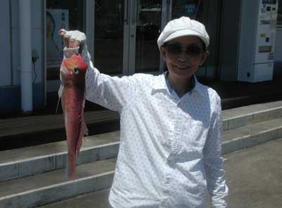 2011年7月10日（日）若狭湾で甘鯛の48cmを釣られました