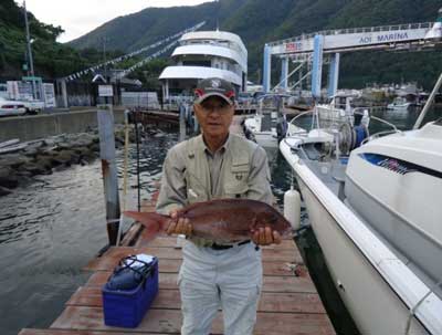 2011年9月25日（日）若狭湾で鯛の58.0cmを釣られました