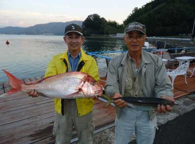 2011年10月20日（木）若狭湾で鯛や鯵を釣られました