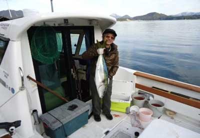 2012年1月22日（日）若狭湾でブリの86cmを釣られました