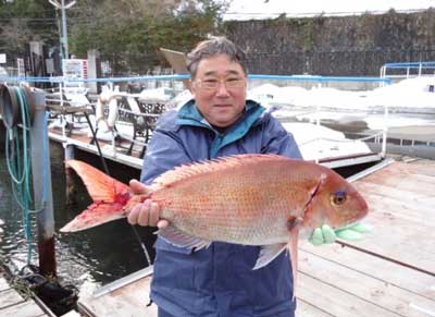 2012年2月11日（土）若狭湾で鯛やメダイを釣られました