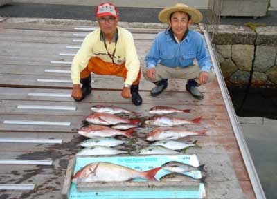 2012年6月17日（日）若狭湾で鯛の65cmを釣られました