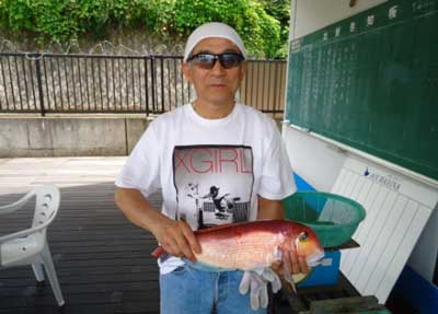 2012年7月16日（月）若狭湾でアマダイの44.0cmを釣られました