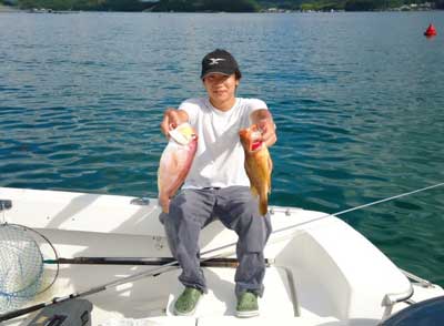 2012年9月16日（日）若狭湾でアマダイやアコウを釣られました