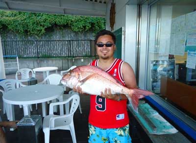 2012年9月16日（日）若狭湾でタイの75.0cmを釣られました