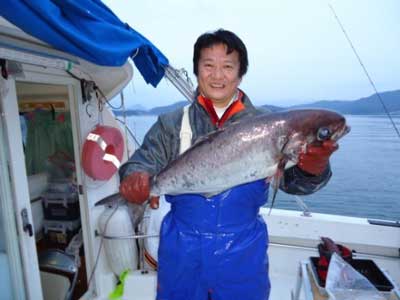 2013年1月13日（日）若狭湾でメダイの72.0cmを釣られました