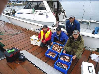 2013年3月20日（水）若狭湾でメバルを90匹釣られました