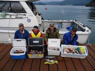 2013年3月31日（日）若狭湾でクロソイやメダイを釣られました