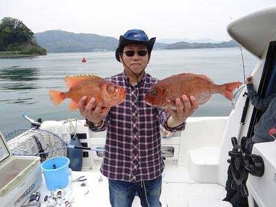 2013年4月29日（月）若狭湾で鯛やチカメを釣られました